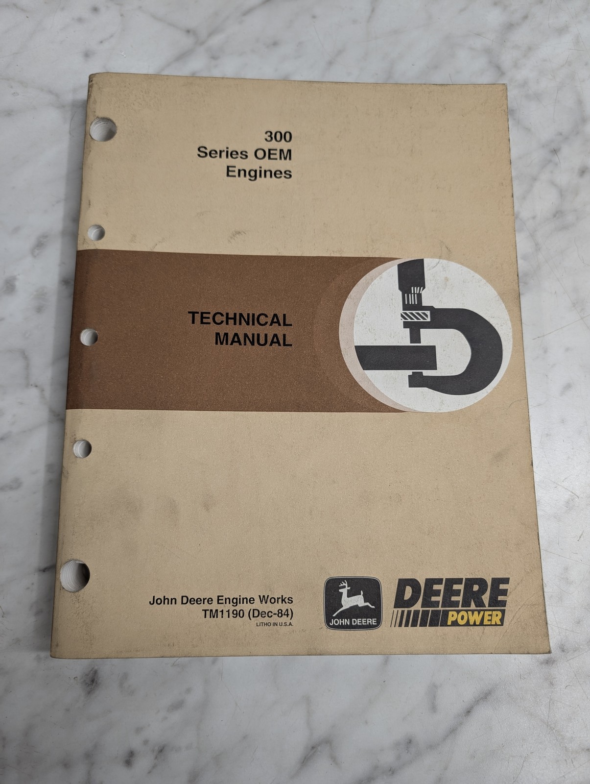 John Deere Jd Tm1190 300 Series Oem Engines Technical Manual Service Repair