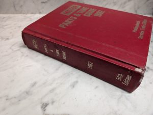 Motor 1982 Parts Time Guide Professional Service Trade Edition Manual Reference
