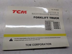 Tcm Forklift Operation Maintenance Manual Fcg 15 18 20 23 25 28 30 2 2H Of-40Aae