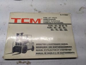 Tcm Fork Lift Operation Maintenance Manual Fg Fd 35 40 45 50 60 70 80 100 Z 7 N