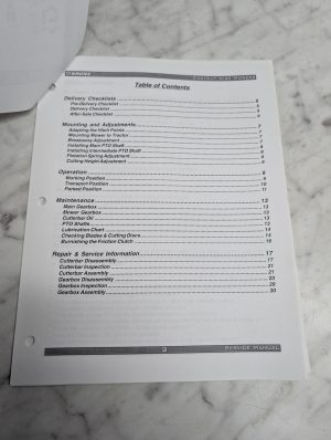 Krone Easycut Disc Mowers Service Manual Repair Maintenance Shop Reference