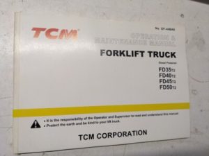 Tcm Fork Lift Operation Maintenance Manual Fd 35 40 45 50 T2 Diesel 2008