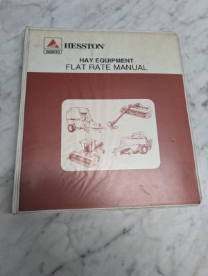 Hesston Agco 530 4900 Hay Equipment Flat Rate Manual Sales Literature