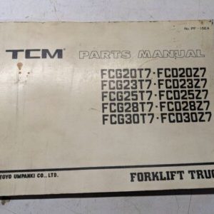 Tcm Fork Lift Parts List Manual Catalog Fcg Fcd 20 23 25 28 30 T7 Z7 Pf-15Ea