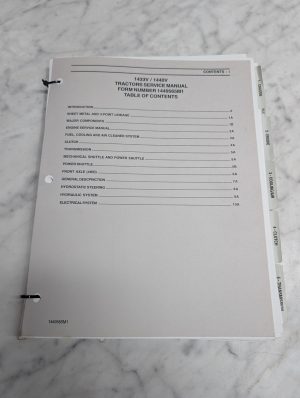 Massey Ferguson Mf 1433V Tractors 1449565M1 Service Manual Repair Workshop