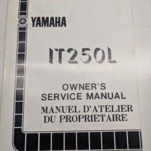 Original Yamaha Oem Owner Service Manual Shop Book 1983 It250L 25Y-28199-70
