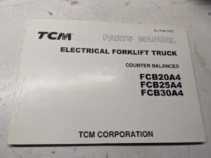 Tcm Fork Lift Parts List Book Manual Catalog Fcb 20 25 30 A4 Pub-74Sc 1999