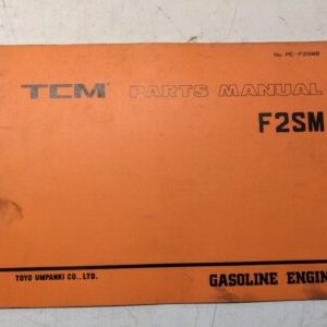 Tcm Fork Lift Parts List Book Manual Catalog F2Sm Pe-F2Smb 1992