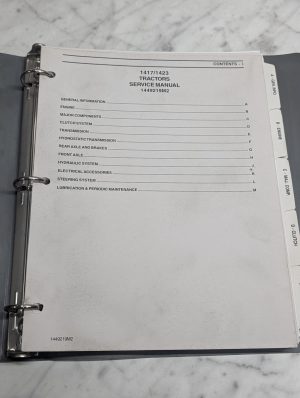 Massey Ferguson Mf 1417 1423 Tractors 1449219M2 Service Manual Repair Shop