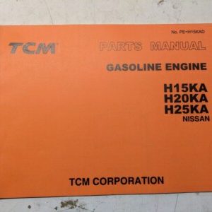 Tcm Fork Lift Parts List Book Manual Catalog H 15 20 25 Ka Pe-H15Kad 1995