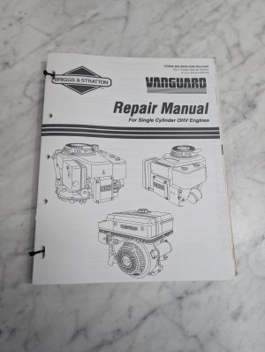 Briggs Stratton Single Cyl Ohv Vanguard Form Ms 9939 1996 Repair Manual Service