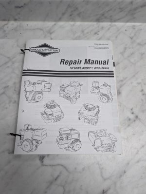 Briggs Stratton Service Manual Single Cylinder 4 Cycle Engines Form Ms 4750 1997