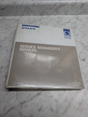 Whitegmc Volvo V773-001 Service Manager'S Manual Dealership Reference 1989