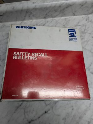 Whitegmc Safety Recall Bulletins V016-003 Volvo Gm Heavy Truck 1974