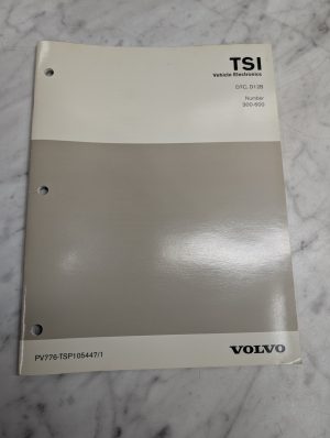 Volvo Tsi Vehicle Electronics D7C D12B Number 300-600 Pv776-Tsp105447 Manual