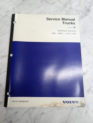 Volvo Vnl Vnm Trucks Electrical General Service Manual 1998