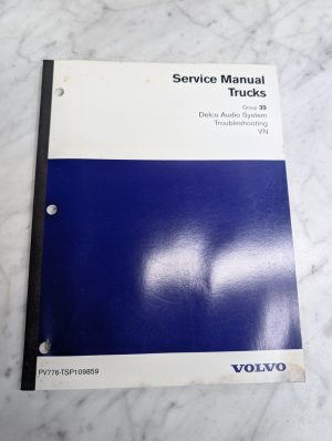 Volvo Vn Trucks Service Manual Pv776-Tsp109859 Group 39 Delco Audio System
