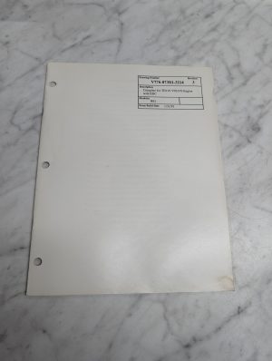 Volvo V776-873B1-3214 Rev. 3 Complete Td123 Volvo Engine Edc Wg 1991 Diagram