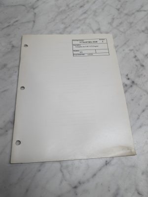 Volvo V776 873B1 3218 Complete Caterpillar 3176 Engine Wg Drawing Diagrams