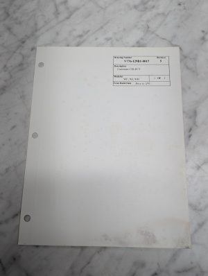 Volvo Cummins Celect Wc Wl Wh Drawing V776 129B1 0017 Rev. 5 1991 Diagram