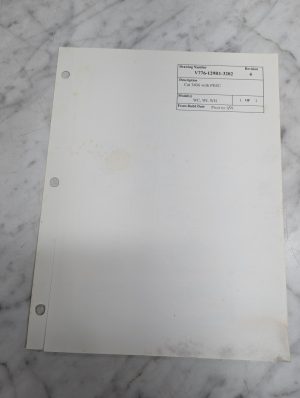 Volvo Cat 3406 With Peec Wc Wi Wh Drawing V776-129B1-3202 Rev. 4 1991 Diagram