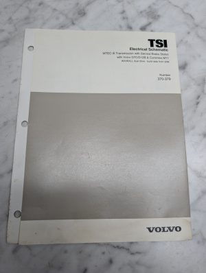 Volvo Tsi Electrical Schematic Wtec Iii Transmission Brake Status 370-379 1998