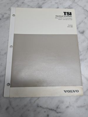 Volvo Tsi Allison Wtec Iii Transmission Electrical Schematic 370-380 Wg 1998