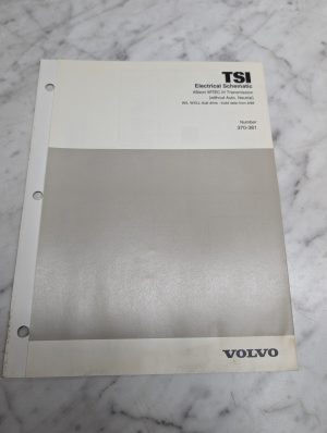 Volvo Electrical Schematic Allison Wtec Iii Transmission Wx Wxll 370-381 1998