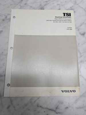 Volvo Tsi Wx Wxll Electrical Schematic Allison Wtec Iii Transmission 370-384