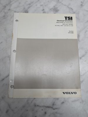 Volvo Tsi Wx Wxll Allison Wtec Iii Transmission Electrical Schematic 370-385