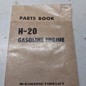 Komatsu Fork Lift Truck H-20 Gasoline Engine Parts List Book Manual H20-Pne6