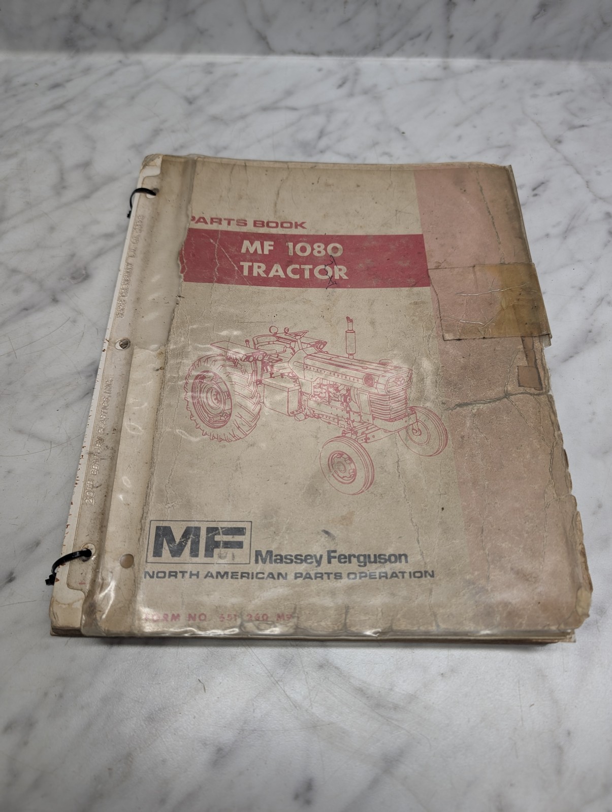 Massey Ferguson Mf 1080 Tractor Form 551 260 M5 Parts Book Manual List Catalog