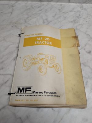 Massey Ferguson Mf 20 Tractor Form 651 281 M93 Parts Book Manual List Catalog