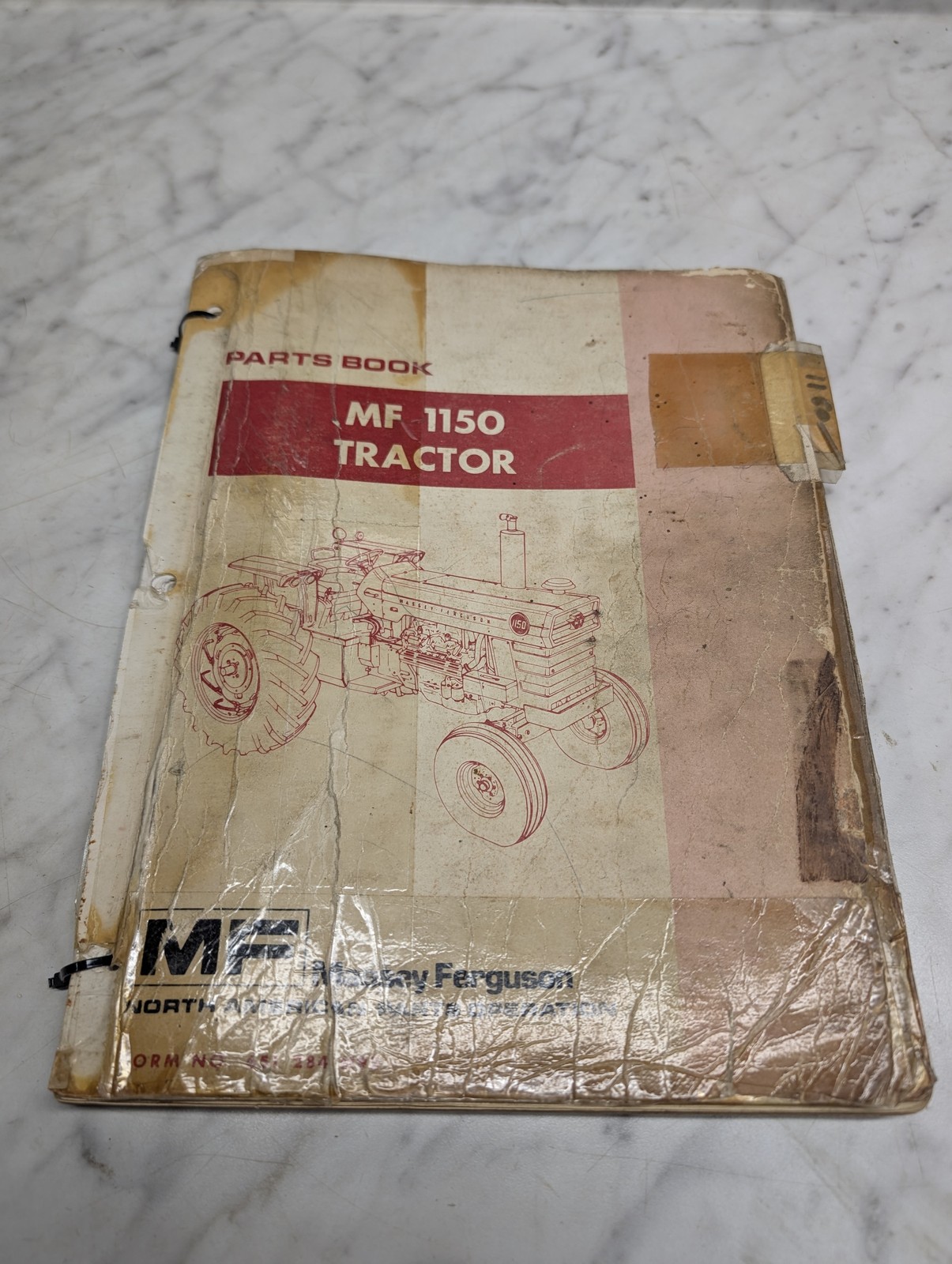 Massey Ferguson Mf 1150 Tractor Parts Book Manual List Catalog