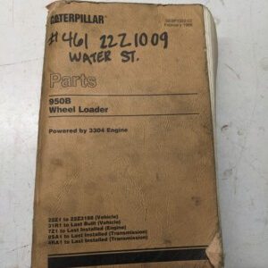 Caterpillar Cat Parts List Book Manual 950B Wheel Loader 1988 3304 Engine
