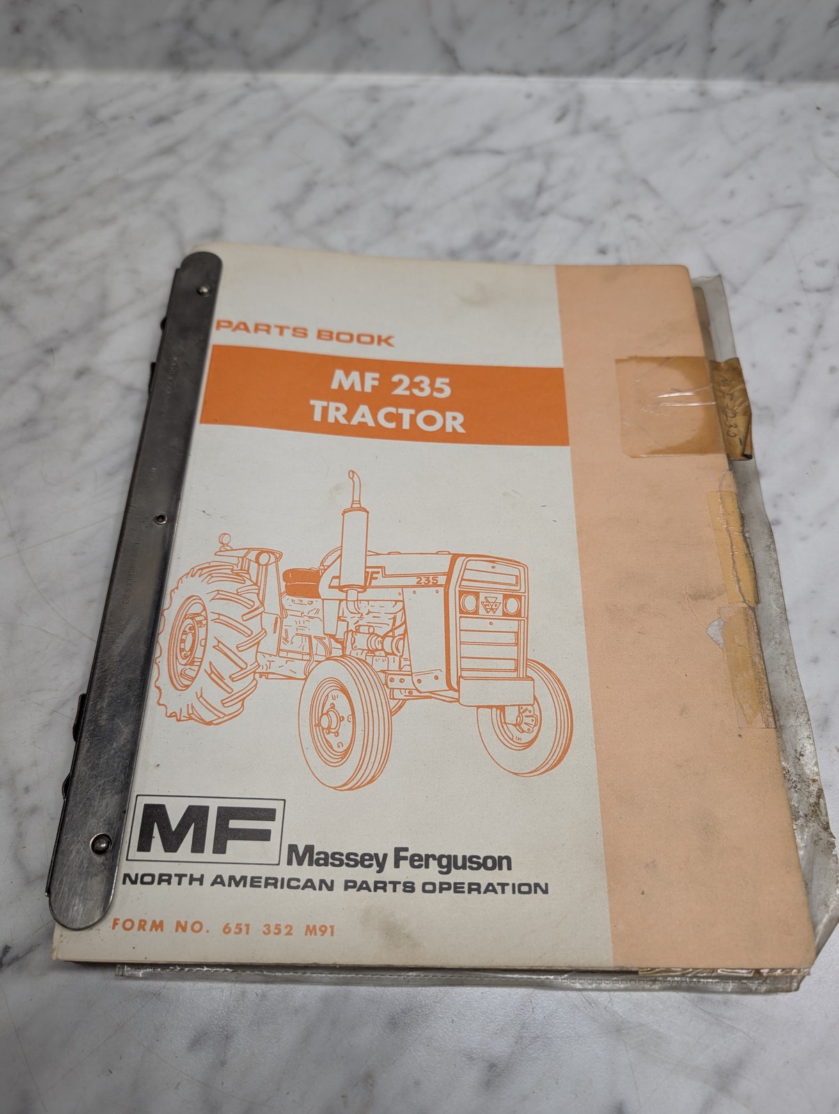Massey Ferguson Mf 235 Tractor Form 651 352 M91 Parts Book Manual List Catalog