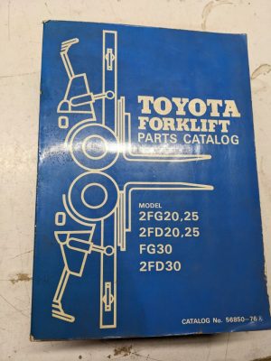 Toyota Forklift Parts Catalog List Book Manual 2 Fg 2Fd 20 25 30