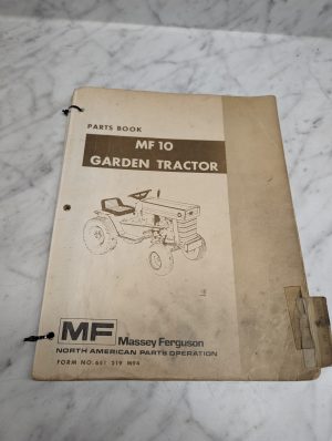 Massey Ferguson Mf 10 Garden Tractor Form No 651 219 M94 Parts Book Manual
