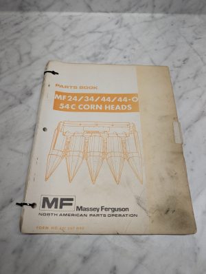 Massey Ferguson Mf 24 34 44 O 54 C Corn Heads Parts Book Manual List Catalog