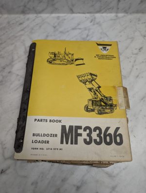 Massey Ferguson Mf 3366 Bulldozer Loader Form No 2715 979 M1 Parts Manual List