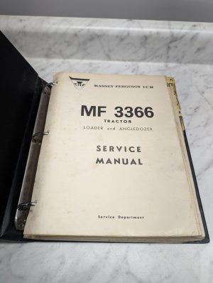 Massey Ferguson Mf 3366 Tractor Loader Angledozer Service Manual Industrial