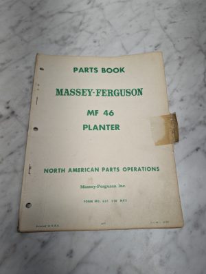 Massey Ferguson Mf 46 Planter Form No 651 218 M92 Parts Book Manual List