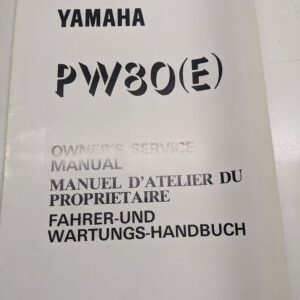 Yamaha Oem Owner Service Manual Shop Book 1992 Pw80(E) 3Rv-28199-82 Original