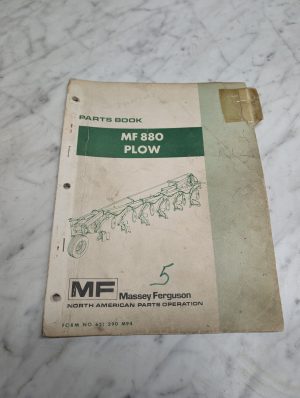 Massey Ferguson Mf 880 Plow Form No 651 290 M94 Parts Book Manual List Catalog