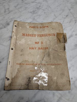 Massey Ferguson Mf 3 Hay Baler Parts Book Manual List Catalog 4M 2 85