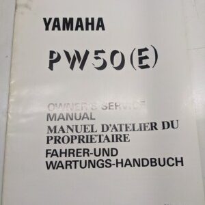 Original Yamaha Oem Owner Service Manual Shop Book 1992 Pw50(E) 3Pt-28199-84