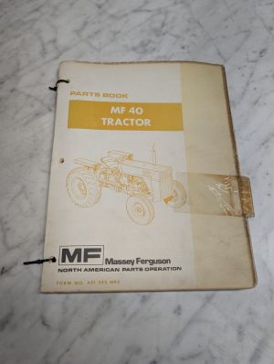 Massey Ferguson Mf 40 Tractor Form No 651 282 M93 Parts Book Manual List