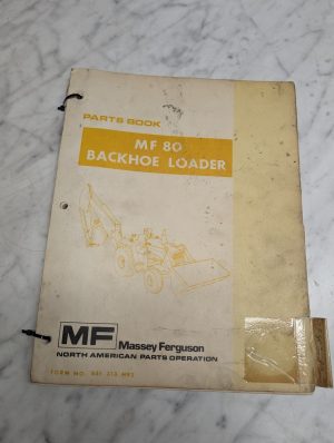 Massey Ferguson Mf 80 Backhoe Loader Form No 651 313 M92 Parts Book Manual