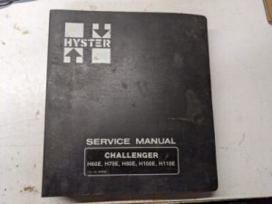 Hyster Fork Lift Service Repair Manual Challenger H 60 70 80 100 110 E 1982 Shop