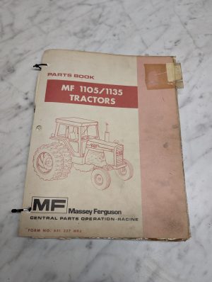 Massey Ferguson Mf 1105 1135 Tractors Form No 651 327 M93 Parts Book Manual List